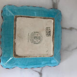 Flat square cut in Longwy enamels