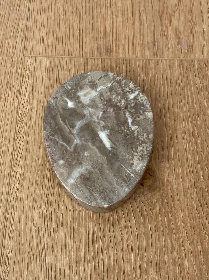 Vintage marble ashtray | Organic shape, Mid-Century Italian decoration