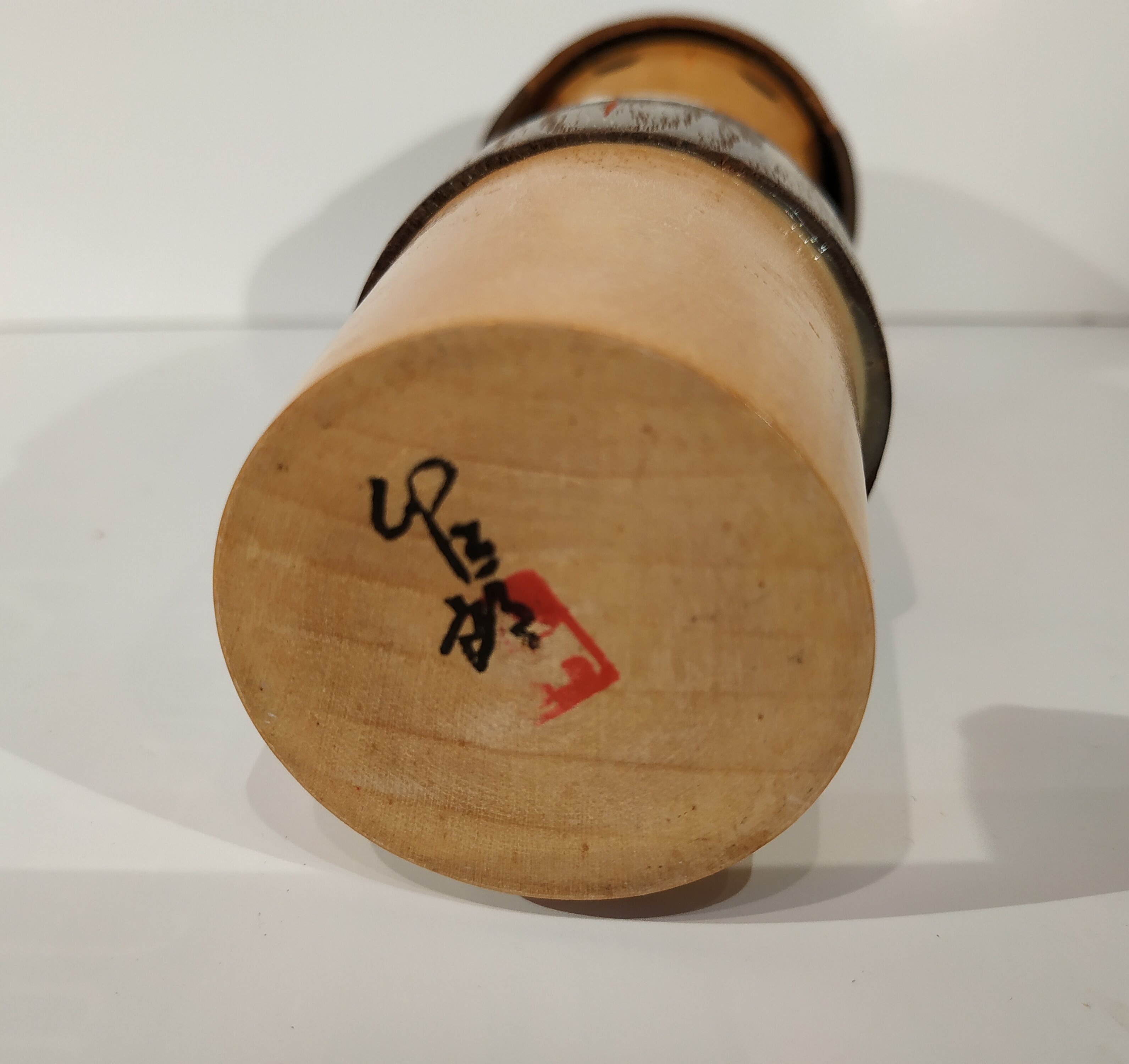 Kokeshi doll workshop Usaburo Okamoto (1917-2009). Around 1960/70