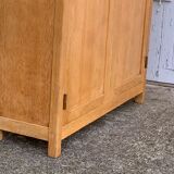 Parisian wardrobe solid oak raw 1940