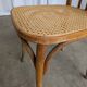 Vintage Cane Seat Dining Chair: 1970s Yugoslavia, Boho Interior