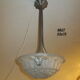 Lustre en verre opale