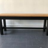 Farm country wooden bench