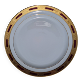 Fine porcelain pie dish, Arc de Triomphe model, La Table Impériale