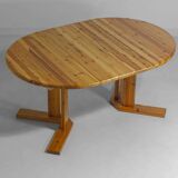 Extendable pine dining table by Rainer Daumiller, 1970s