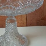 Chiseled glass cup