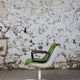 Green executive armchair by Charles Pollock for Knoll, 1960