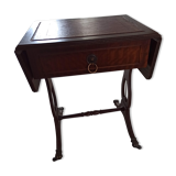 Old game table on top of leather