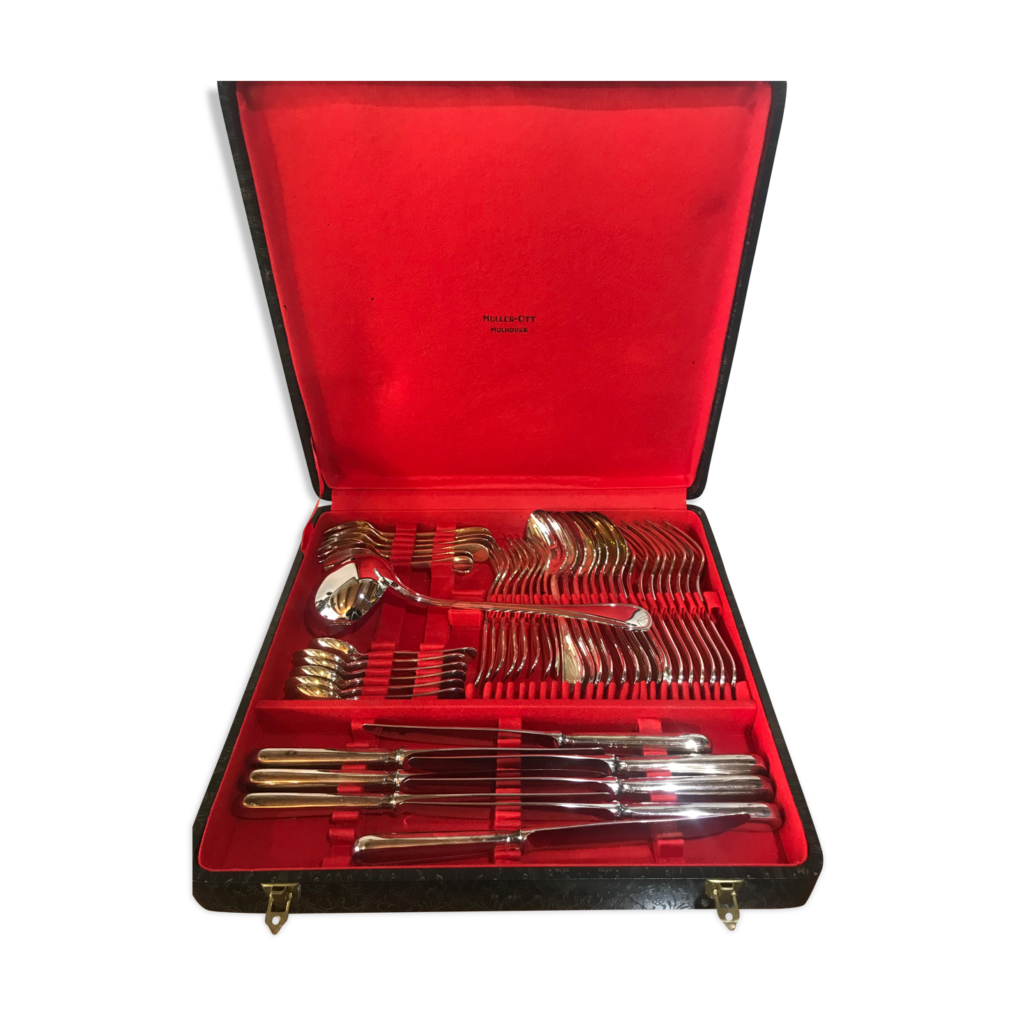 Set Christofle silver metal
