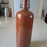 Varnished stoneware bottle