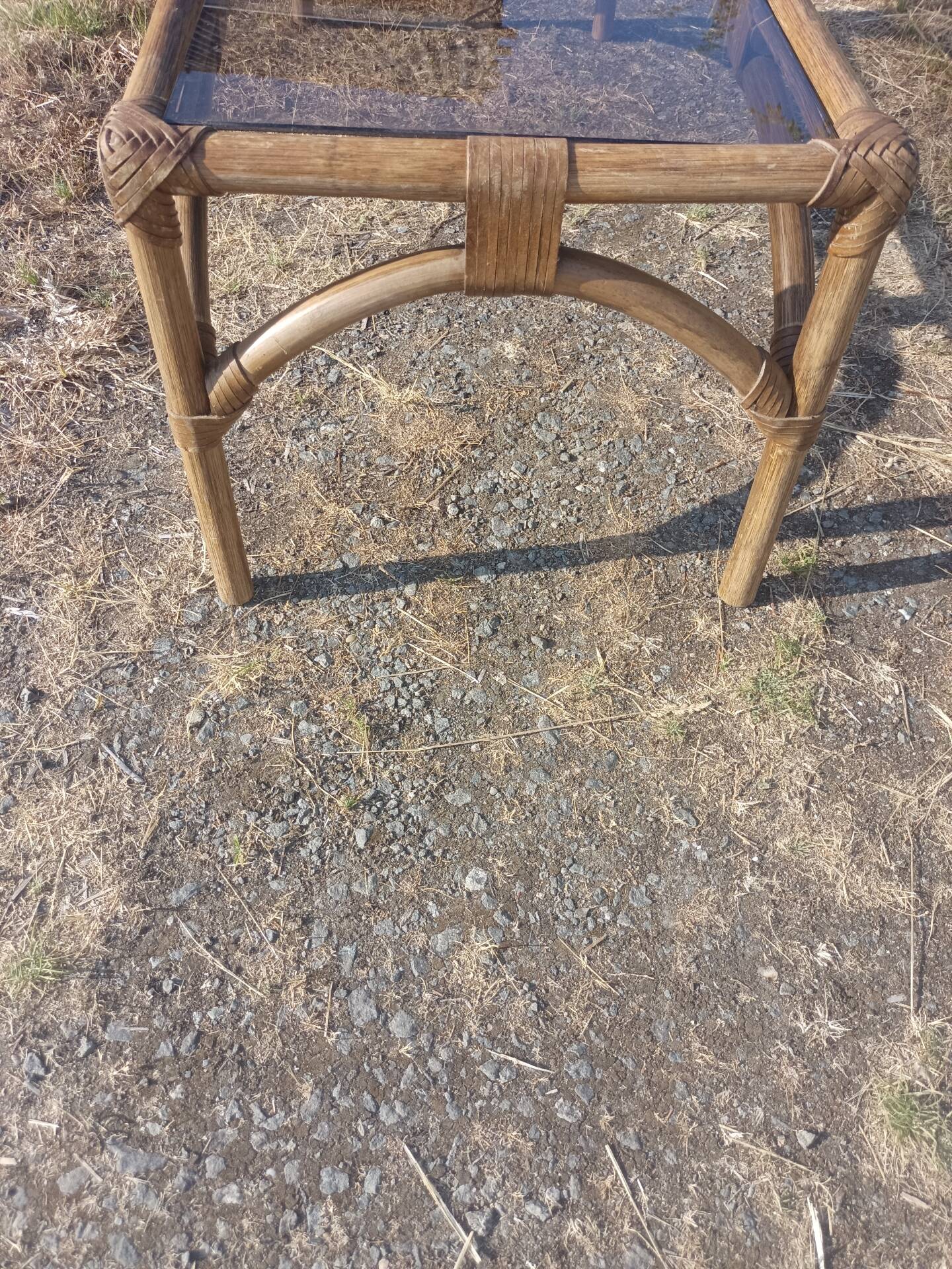 Rattan coffee table