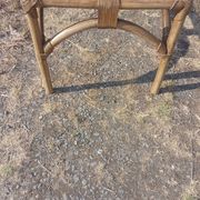 Table basse en rotin
