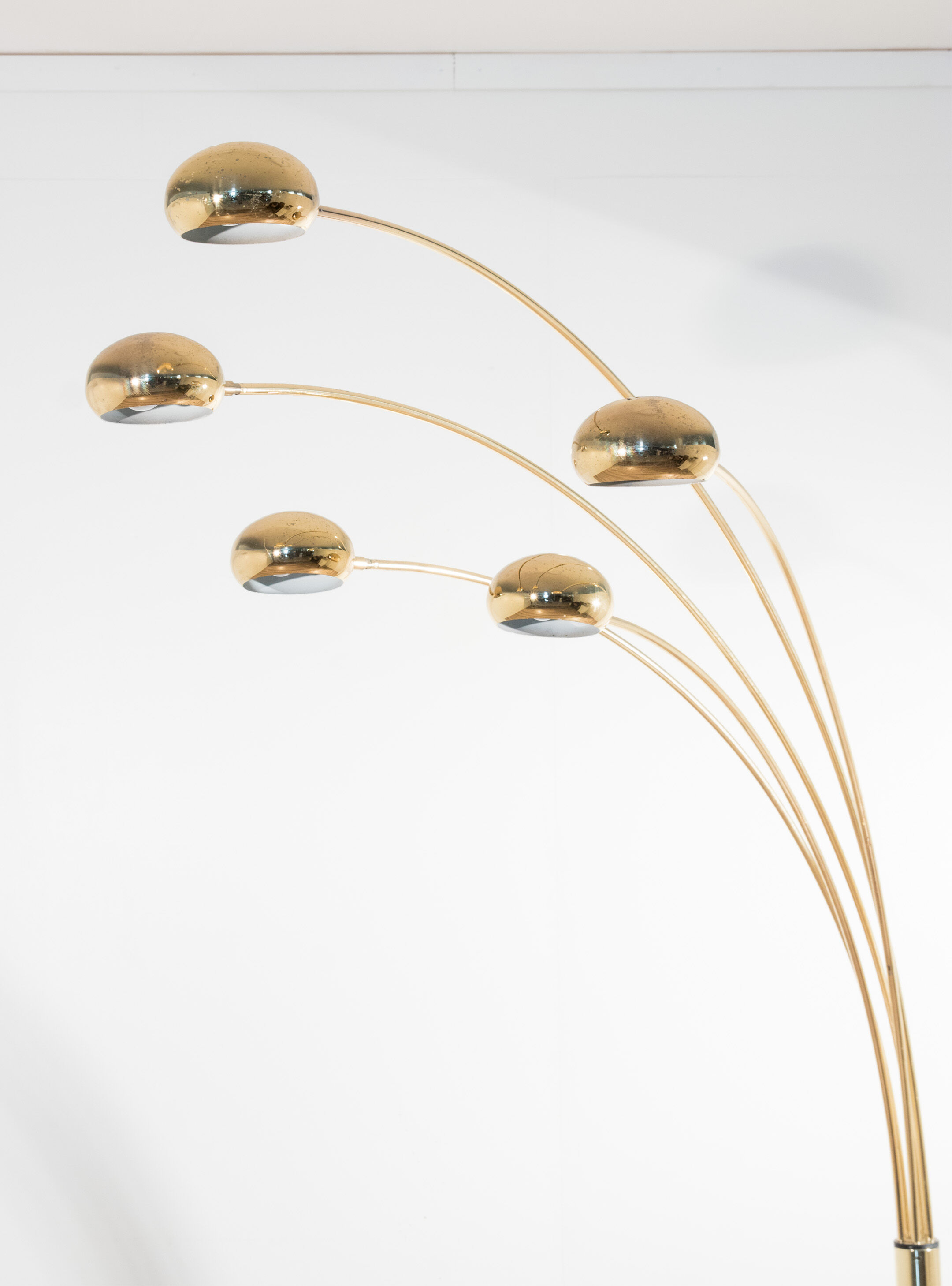 5 arm mid-century italian floor lamp