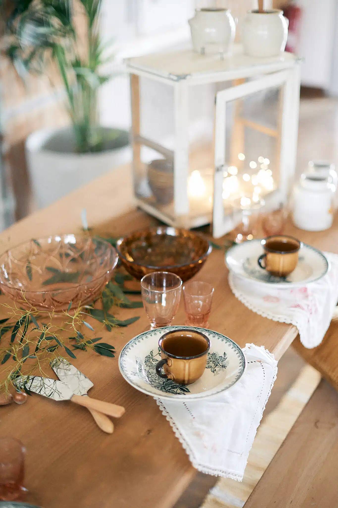 Set of 5 camel coffee cups "Arum"