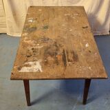 Wooden table with 1 drawer