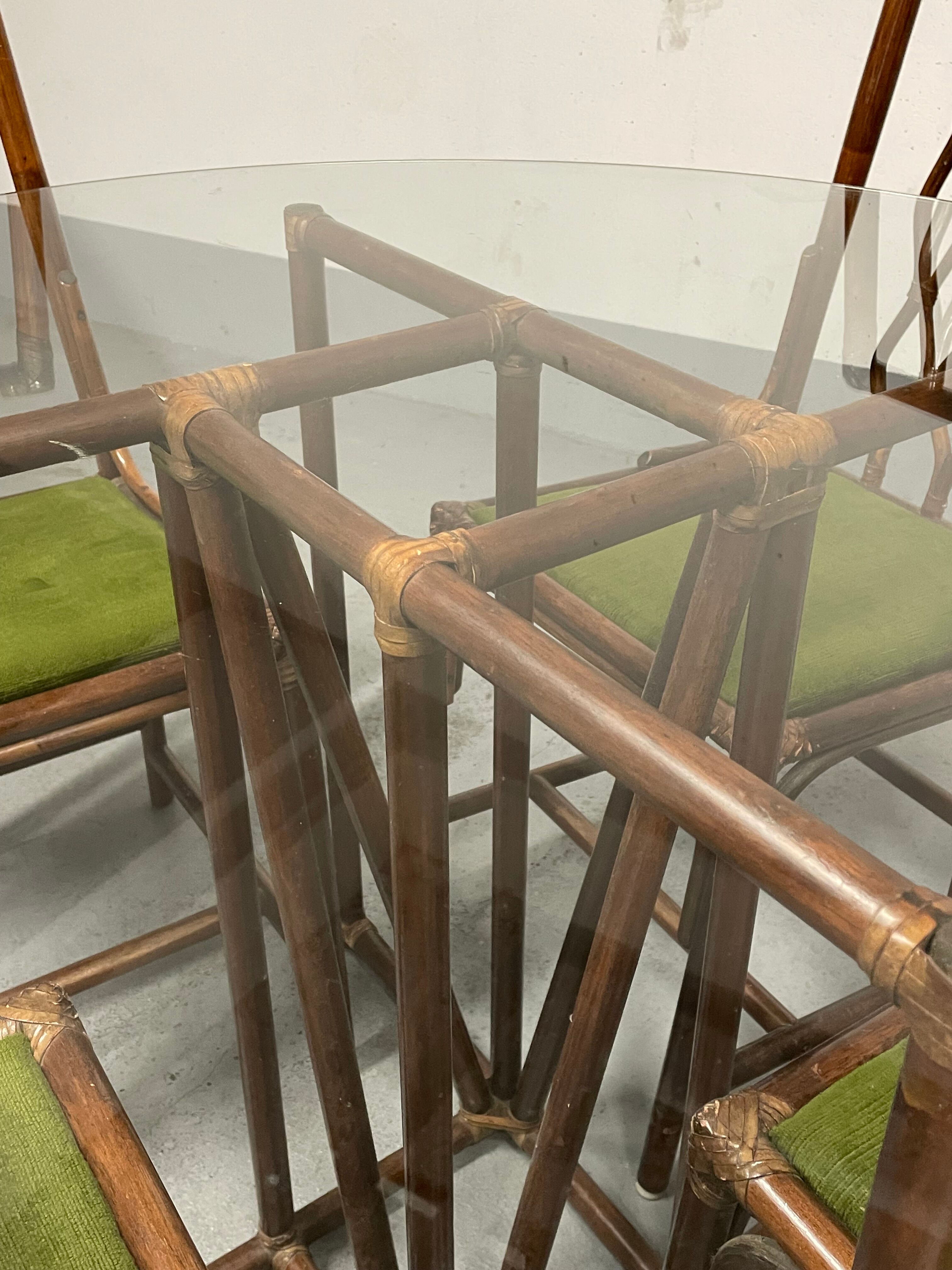 Rattan table and chairs