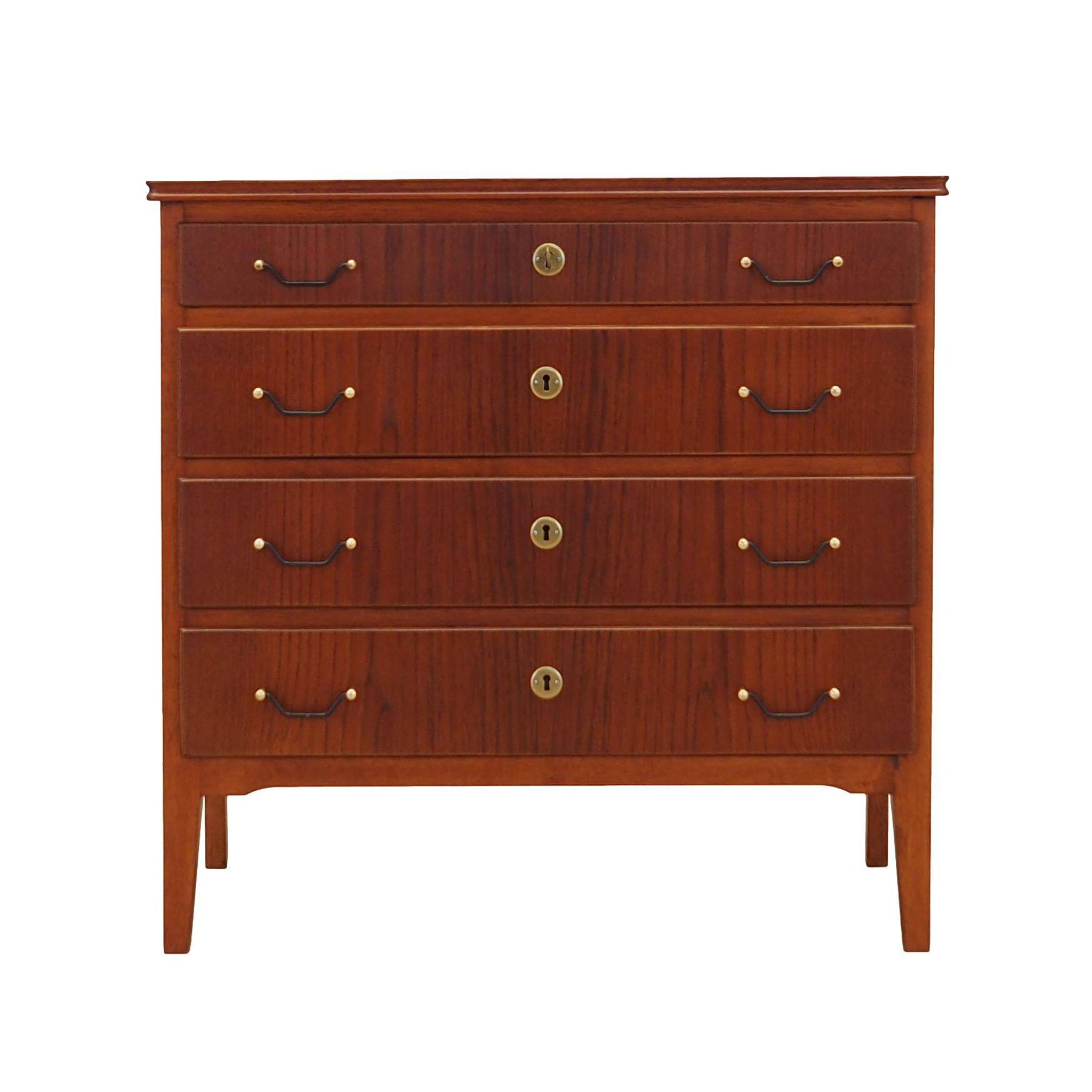 Teak chest of drawers, Danish design, 1970s, production: Denmark