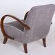 Czech Art Deco Beech Armchair attributed to J. Halabala for Up Zavody, 1930s