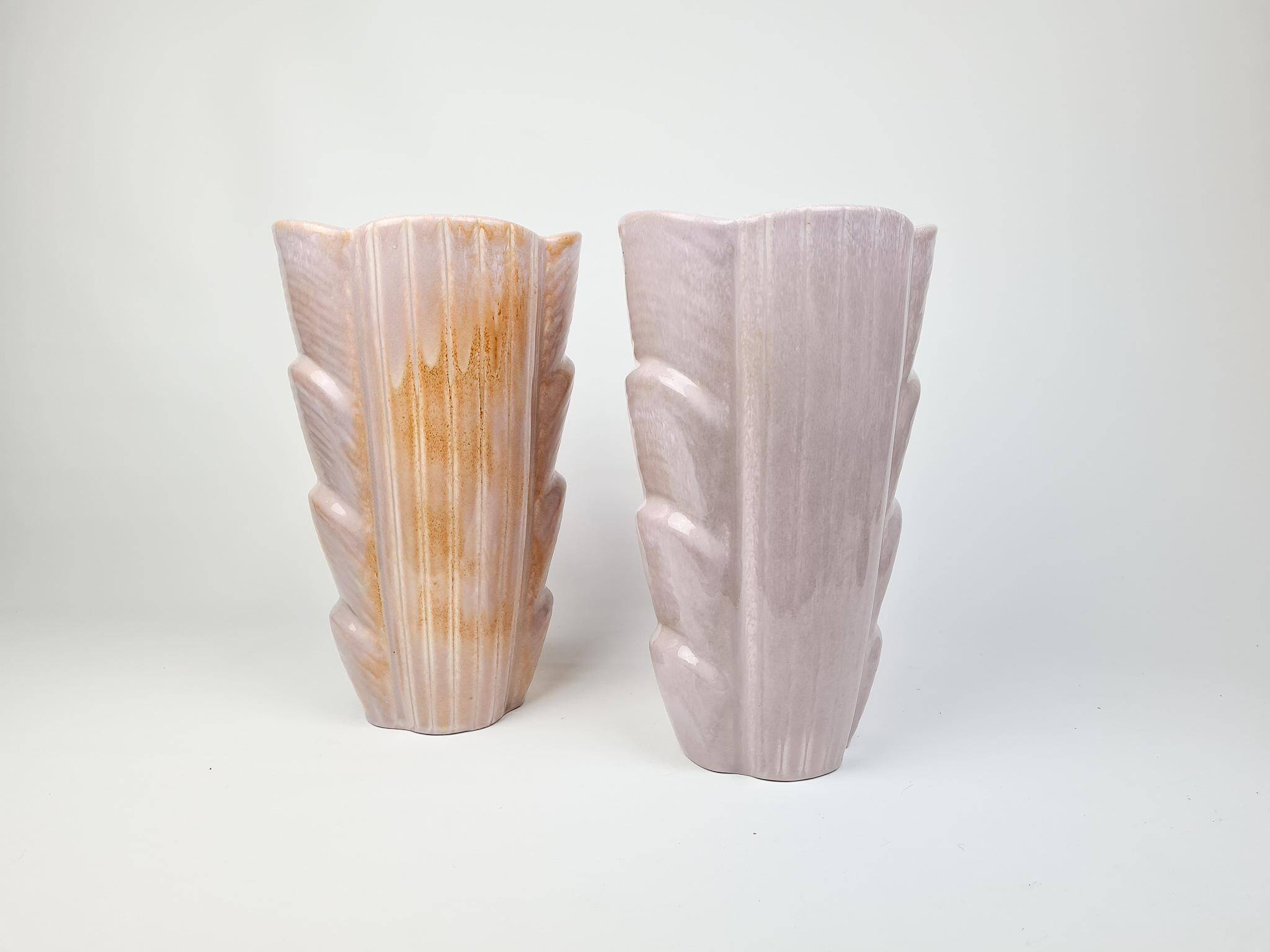Vases en Céramique Moderne du Milieu du Siècle Rörstrand Gunnar Nylund, Suède
