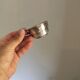small silver-plated metal cup