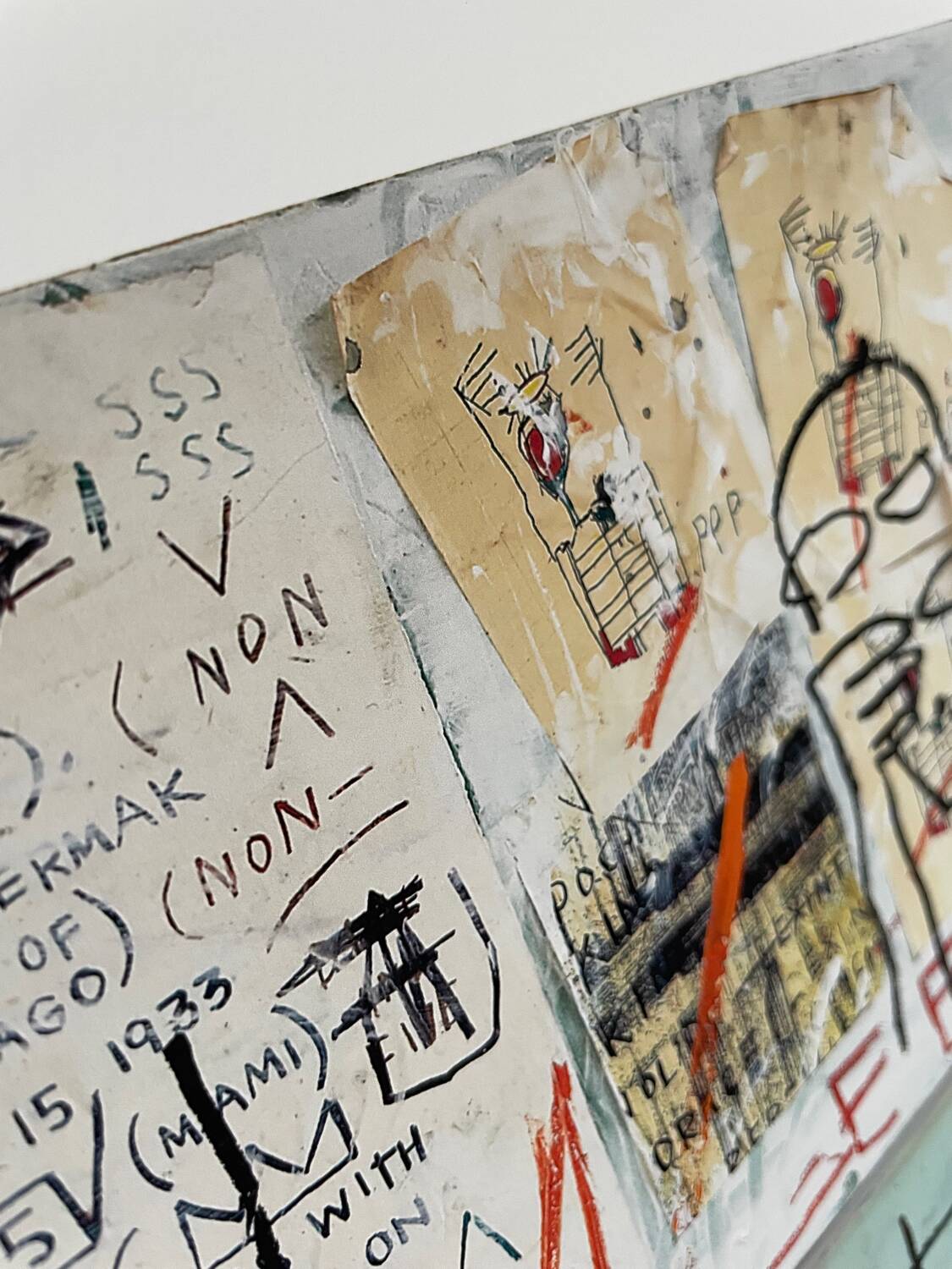 Jean Michel Basquiat (1960-1988) Piscine Versus the Best Hotels,1982, Licensed by Artestar NY