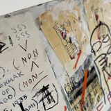 Jean Michel Basquiat (1960-1988) Piscine Versus the Best Hotels,1982, Licensed by Artestar NY