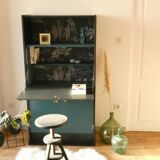 Vintage secretary blue oil