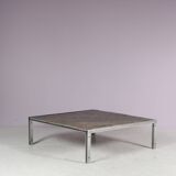 1980s Coffee table with slate stone by Hank Kwint for Metaform, Netherland