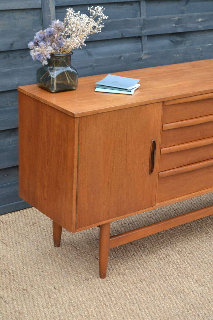 English teak row, 138 cm