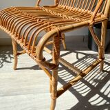 Vintage rattan chair 1970