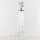 Pair of crystal table lamps