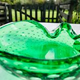 Murano buled glass trinket bowl