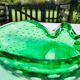 Vide poche en verre bullé Murano