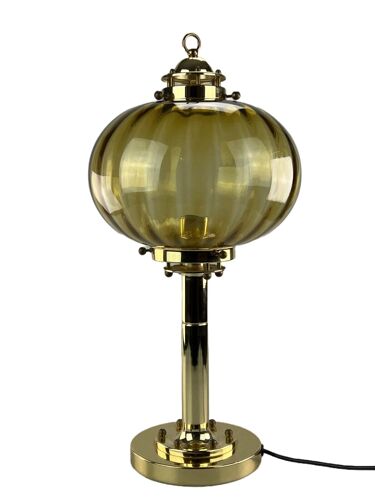Lampe de table lumière verre design, 60s 70s Peill & Putzler Allemagne