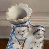 18th century Virgin Mary in Nevers earthenware