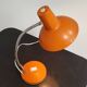 Orange and chrome articulated Cocotte lamp France 1970