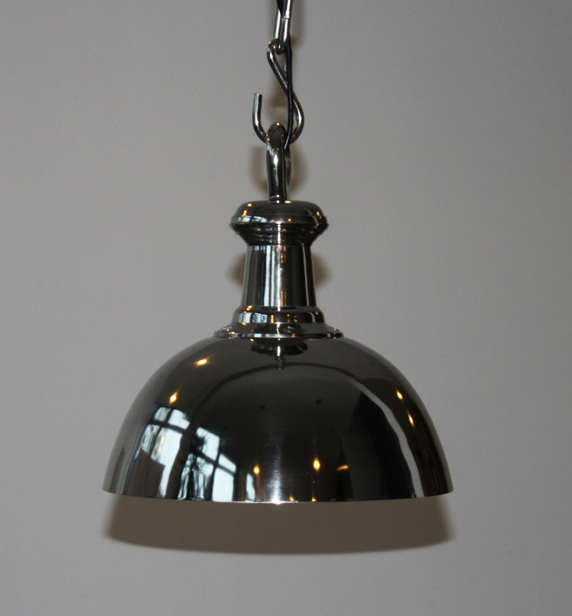 Nickel hanging lamp