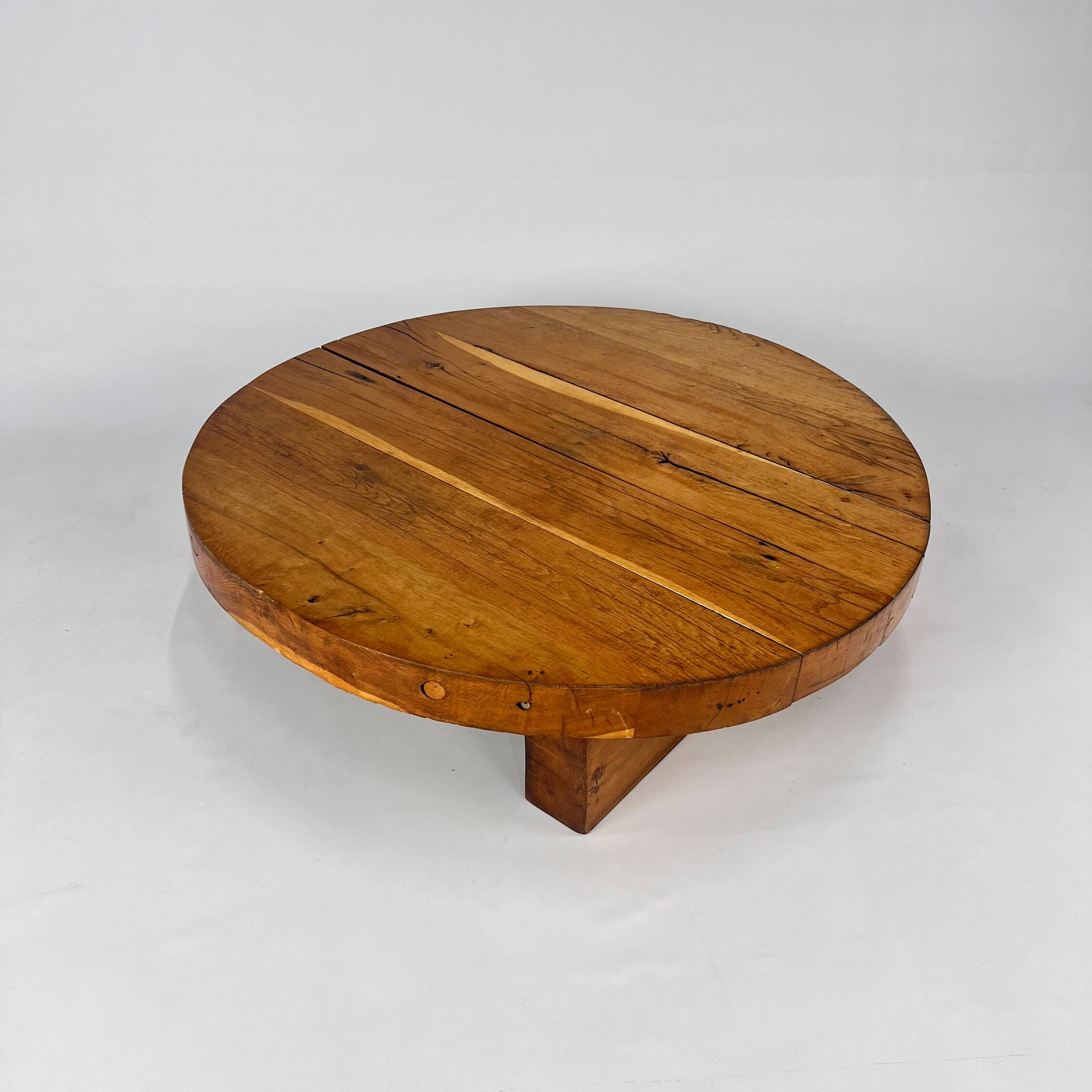 Table basse ronde moderniste, années 1960