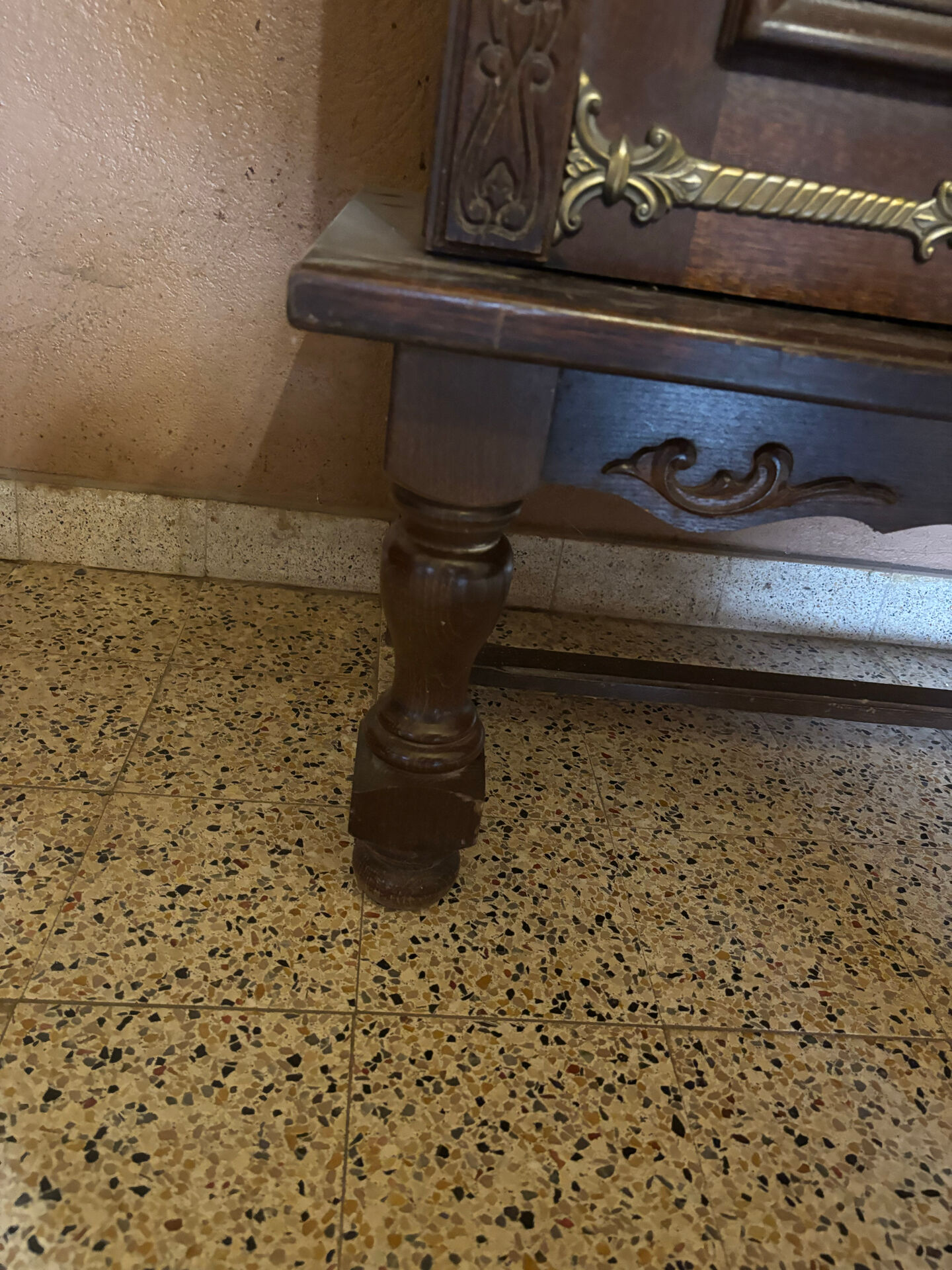 Buffet / very old wooden piece in Henri II Renaissance style
