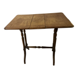 Napoleon iii walnut shutter table with marquetry villa massena nineteenth era