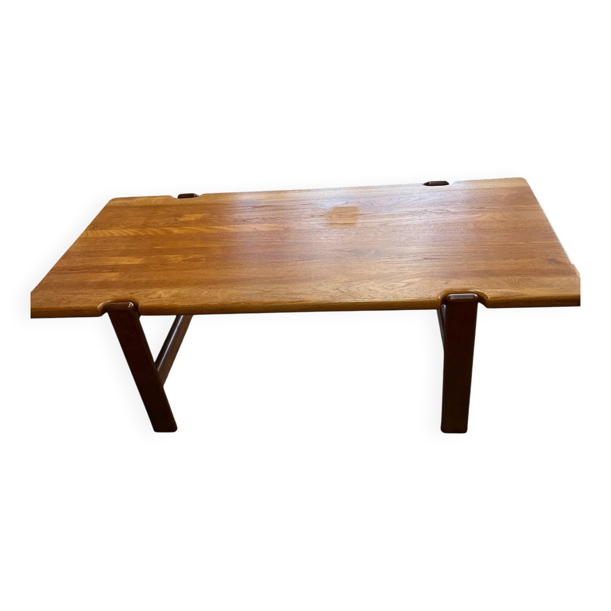 Scandinavian coffee table in solid teak from the 1970s.