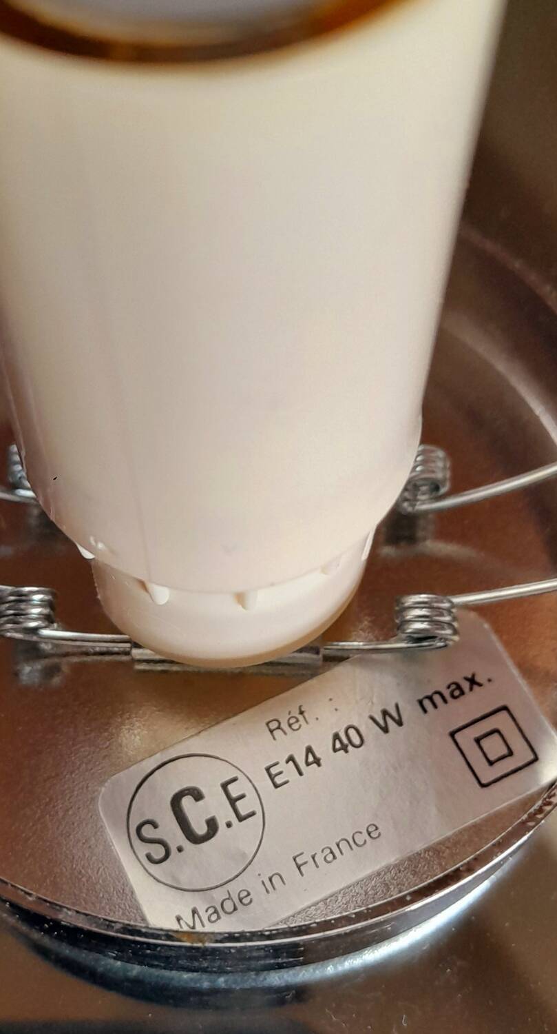 SCE design lamp, 1970.