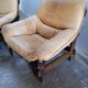 Brazilian living room sofa 2 armchairs Ep 1960 leather