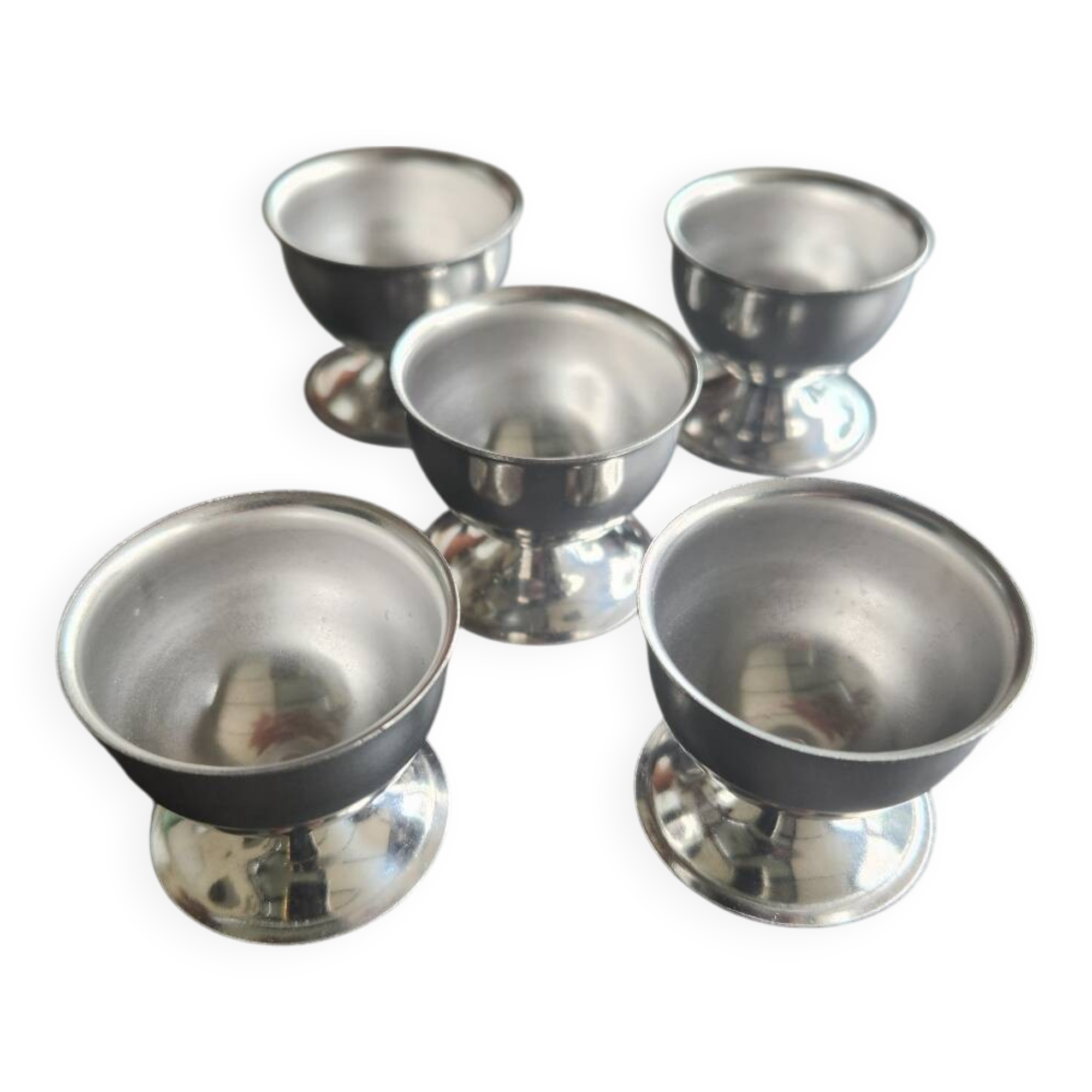 5 egg cups Guy Degrenne