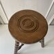Tabouret tripode bois