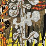 Wall tapestry canvas 70s