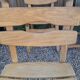 Set of 4 oak chairs