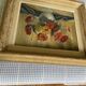 Tableau ancien bouquet de fleurs