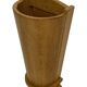 Vintage umbrella holder in oak basket storage design of the 1960s minimalis