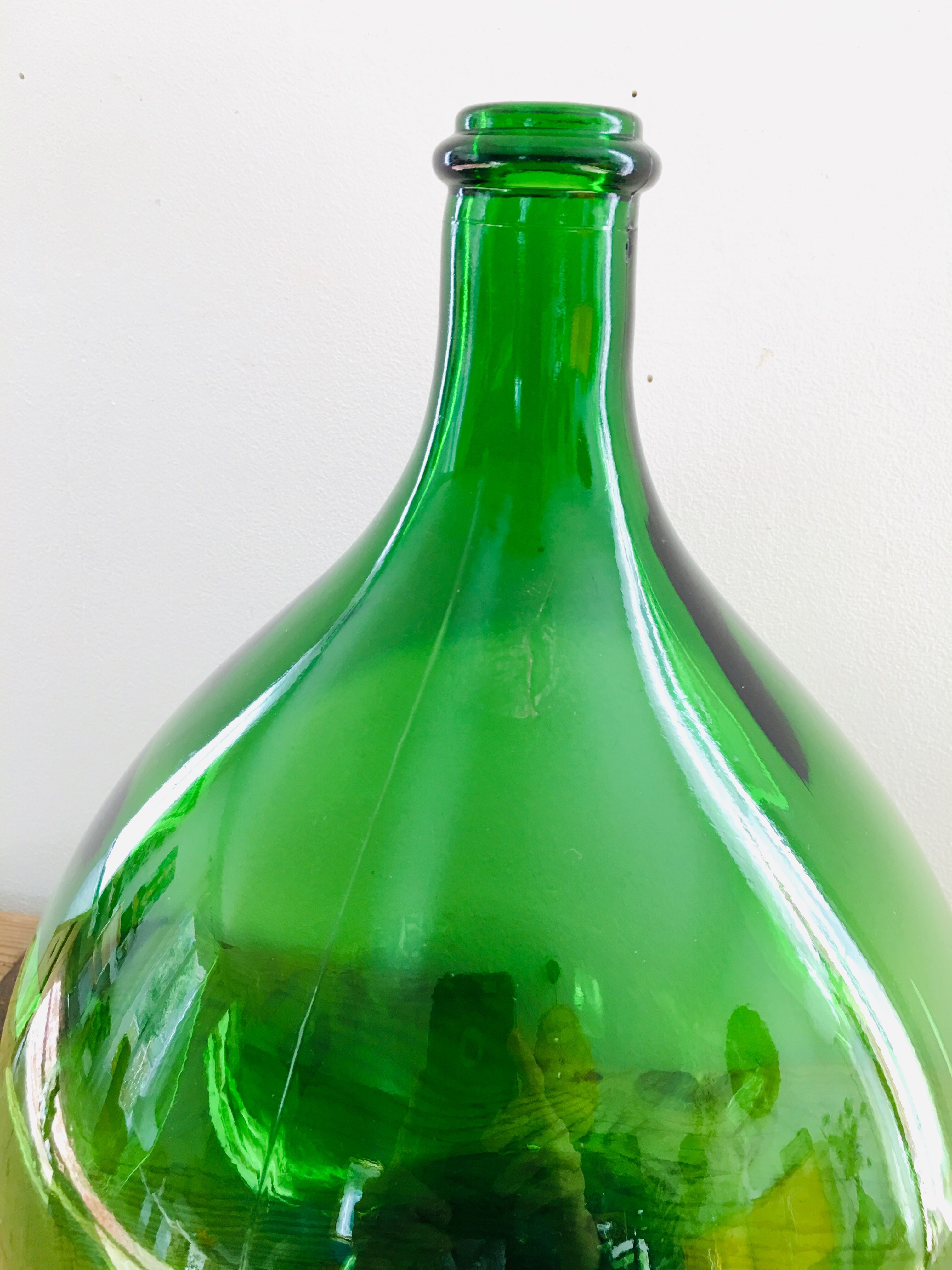 Demijohn green 10 liters